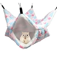 Amazon.co.jp: AmzBarley 小動物用ハンモック ハムスター 二重層 34cm